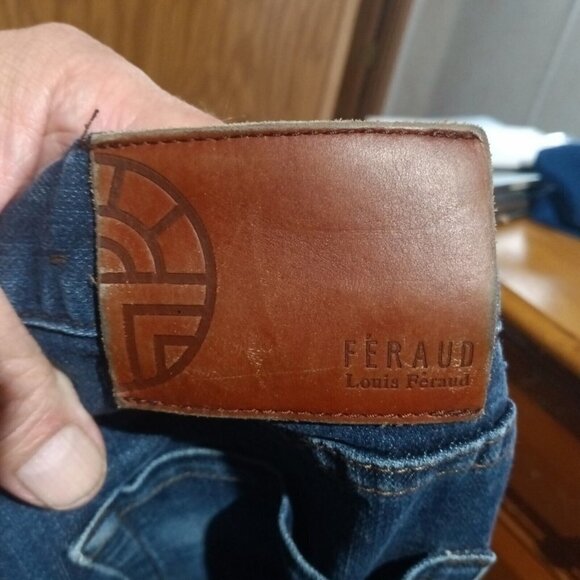 FERAUD Dark Denim Slim Straight Jeans 34 x 31 - Picture 8 of 8